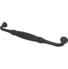 Tomruk 96 mm Mat Siyah Rustik Zamak Kulp