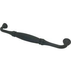 Tomruk 160 mm Mat Siyah Rustik Zamak Kulp