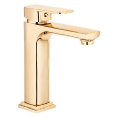 Pera Serisi Altın Lavabo Bataryası