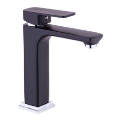 Pera Serisi Siyah Lavabo Bataryası