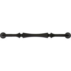 Vezir 128 mm Mat Siyah Rustik Zamak Kulp