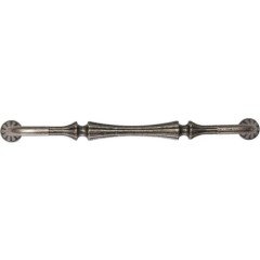 Vezir 128 mm Antik Gümüş Rustik Zamak Kulp
