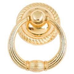Sembol Düğme Altın-Gold Rustik Zamak Kulp