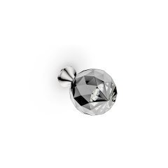 MELITZ JR Dügme kulp kristal-krom 30mm