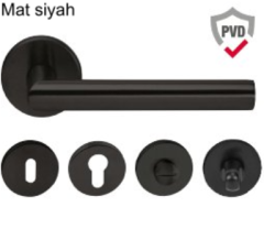 WERNER II-M Kapı kolu seti (pc) m.siyah