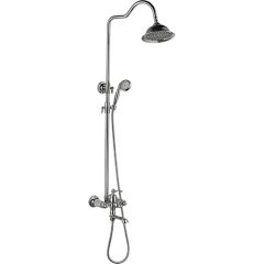 Volga Serisi Gümüş Banyo Bataryası ve Duş Seti