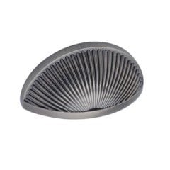 GAIN MK Kabuk kulp antik gümüs 64mm