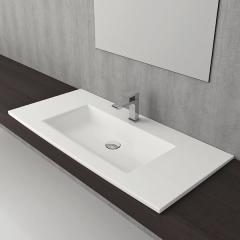 TIERRA 100 Lavabo,par.beyaz,1025x480mm