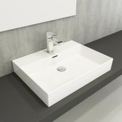 FREYA 60 Lavabo,parlak beyaz,605x465mm