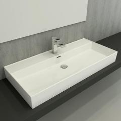 FREYA 100 Lavabo,parlak beyaz,1004x465mm