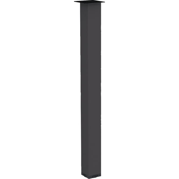 PANDOR Masa ayağı gümüş gri 60x710mm