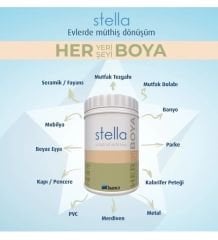 Bianca Stella Su Bazlı Saf Akrilik Boya Kırık Beyaz 0.5 Kg