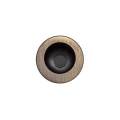 POCKET Gizli Kulp yuvarlak antik bronz