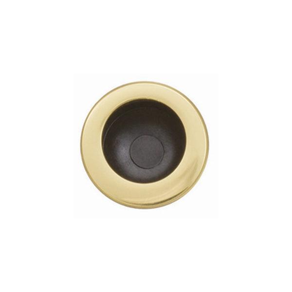 POCKET Gizli Kulp yuvarlak parlak pirinç