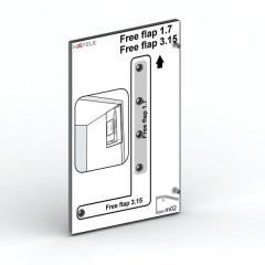 FREE 1.7 - 3.15 Gövde delik sablonu