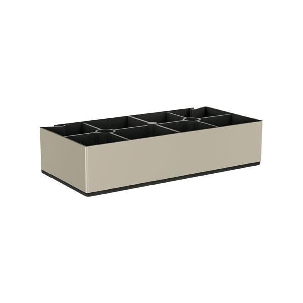 BOX Ayak köseli p. çelik renkli 70x40mm