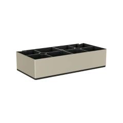 BOX Ayak köseli p. çelik renkli 70x40mm