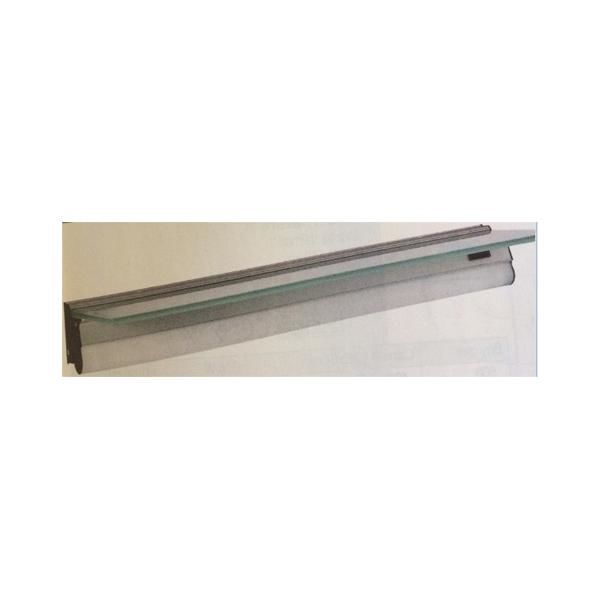 Aydinlatmali raf alü.gümüs 14W/ 600mm