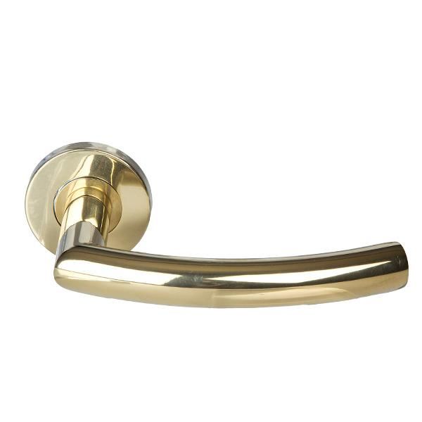 MODEL C Kapi kolu pirinç parlak 9mm