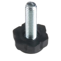 Baza ayar vidasi,allenli, siyah M6x22mm