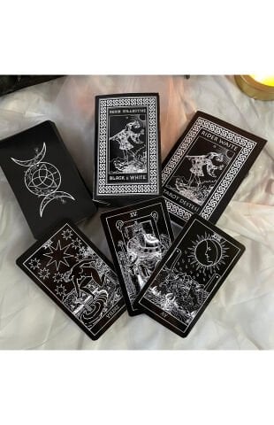 78 Kartlı Regin Black & White Tarot Destesi