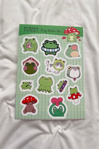Frog Sticker Set