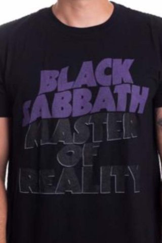 Black Sabbath Master Of Reality Siyah Unisex T-Shirt