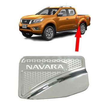 Nissan Navara 2015-2018 Uyumlu Krom Depo Kapağı Koruma
