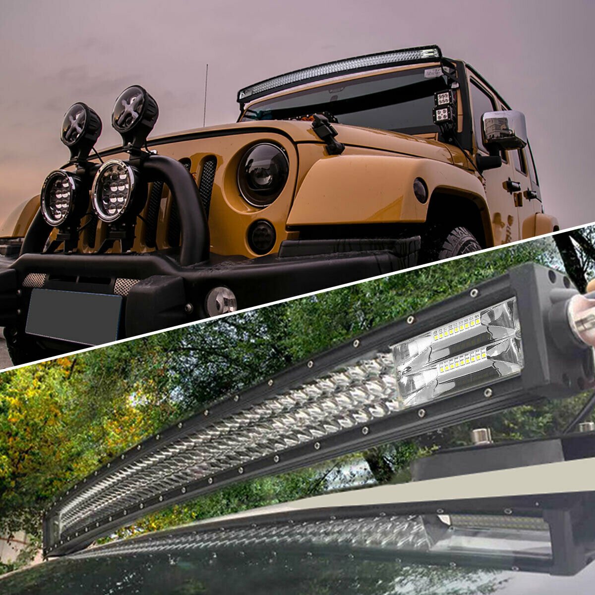 Sarı / Beyaz 4 modlu Off road led bar-{urun_fiyat}