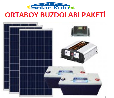 ORTA BOY BUZDOLABI MPPTLİ PAKETİ