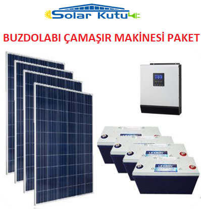 BUZDOLABI-ÇAMAŞIR MAKİNESİ MPPTLİ PAKETİ