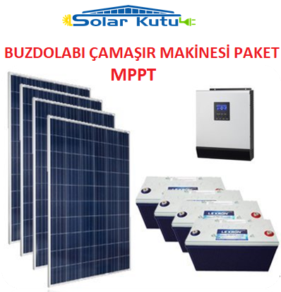 BUZDOLABI-ÇAMAŞIR MAKİNESİ MPPT BÜYÜK PAKETİ