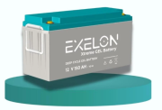 Exelon 12 Volt 150 Amper Jel Akü Derin Döngü Deep Cycle