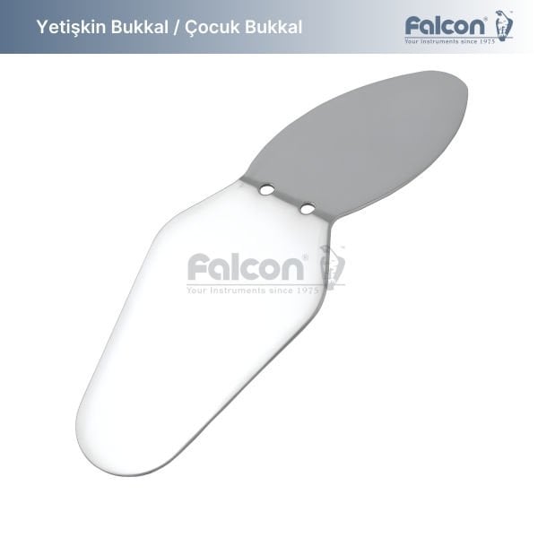 Metal Fotoğraf Aynası - Yetişkin Bukkal / Çocuk Bukkal (ø 60mm x ø 47mm)