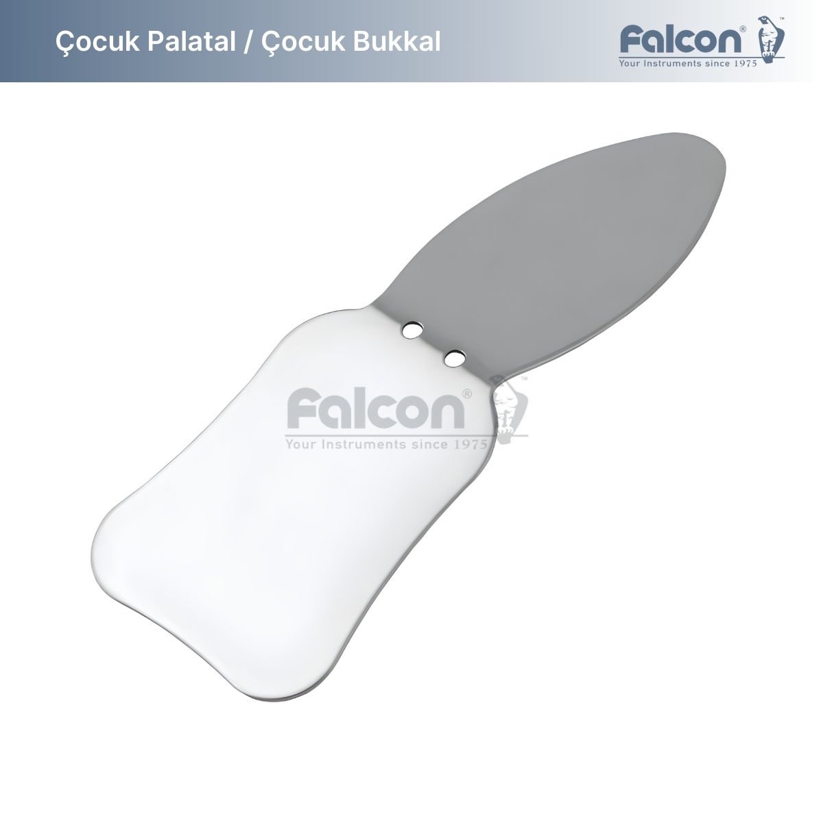 Metal Fotoğraf Aynası - Çocuk Palatal / Çocuk Bukkal (ø 65mm x ø47mm)