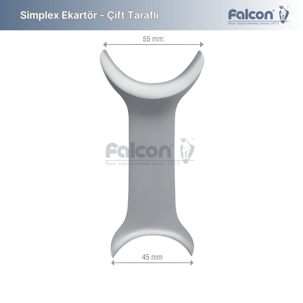 Simplex Fotoğraf Ekartörü - Çift Taraflı 110mm