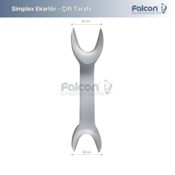 Simplex Fotoğraf Ekartörü - Çift Taraflı 170mm