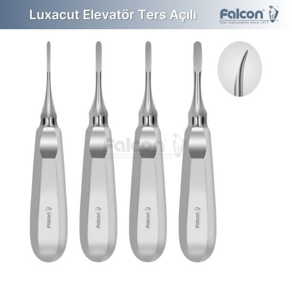 Luxacut Elevatör Ters Açılı