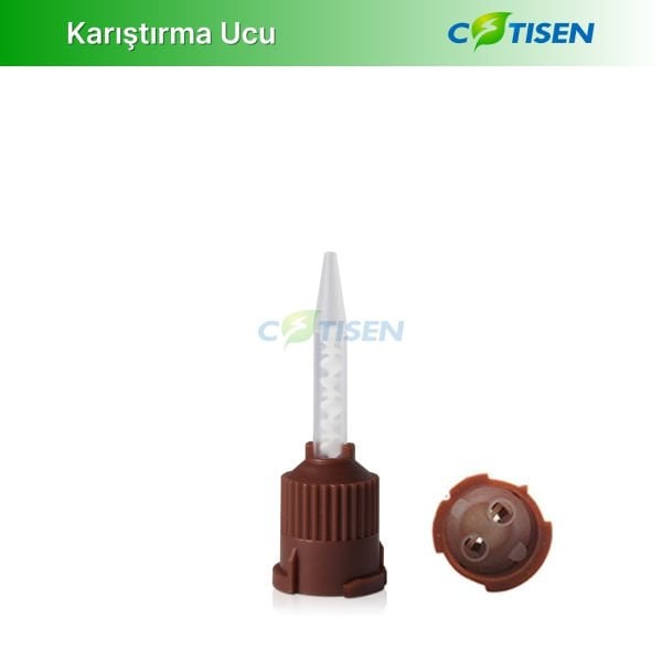 Kahverengi Karıştırma Ucu - Sivri (50 Adet)