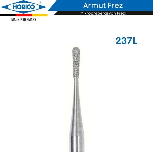 Mikro Tersine Konik Frez - Horico FG 237L 5'li