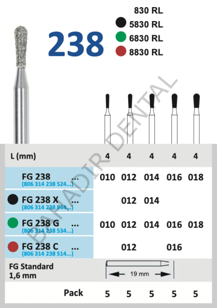 Armut Elmas Frez - Horico FG 238