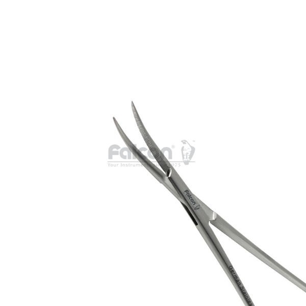 Micro Mosquito Hemostat - Eğri, 125mm