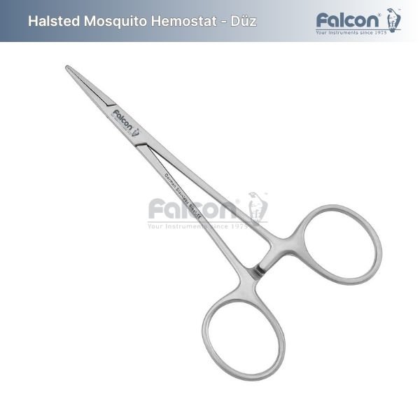 Halsted Mosquito Hemostat - Düz, 125mm