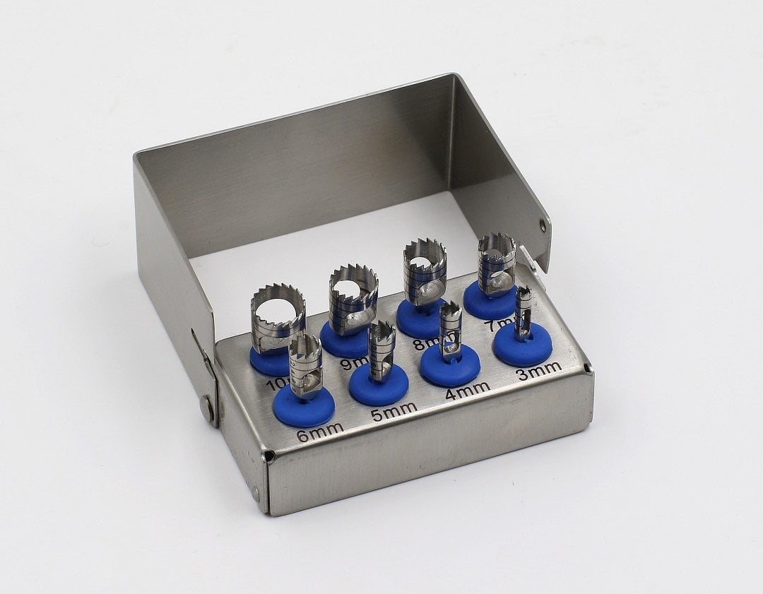 Trephine Drills Kit - Frez (8 parça)