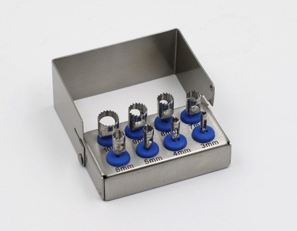 Trephine Drills Kit - Frez (8 parça)