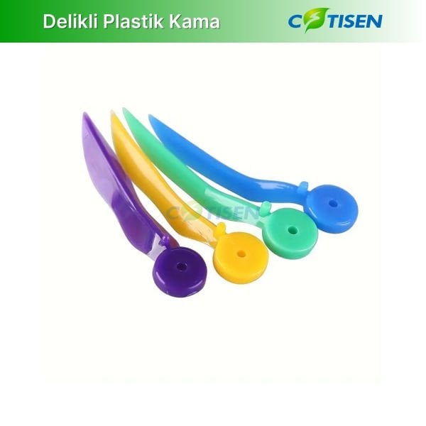 Delikli Plastik Kama (100 Adet)