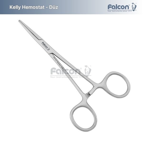 Kelly Hemostat - Düz, 145mm