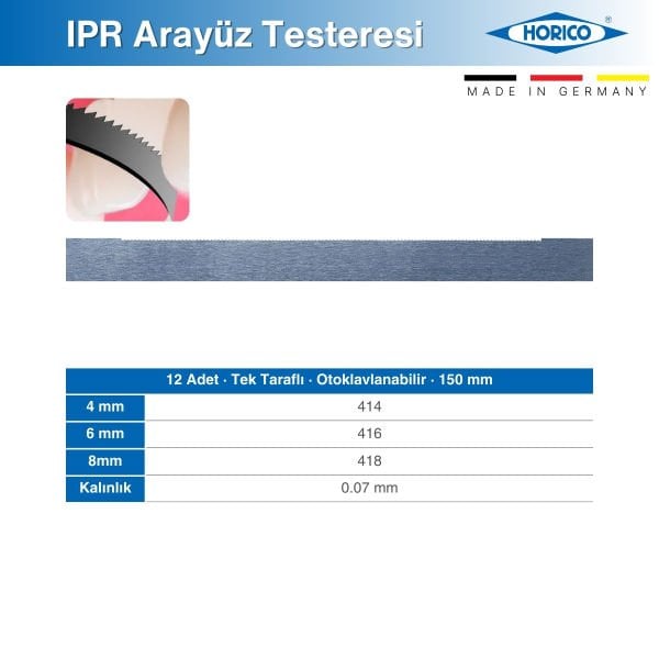 Çelik Arayüz Testere - Horico