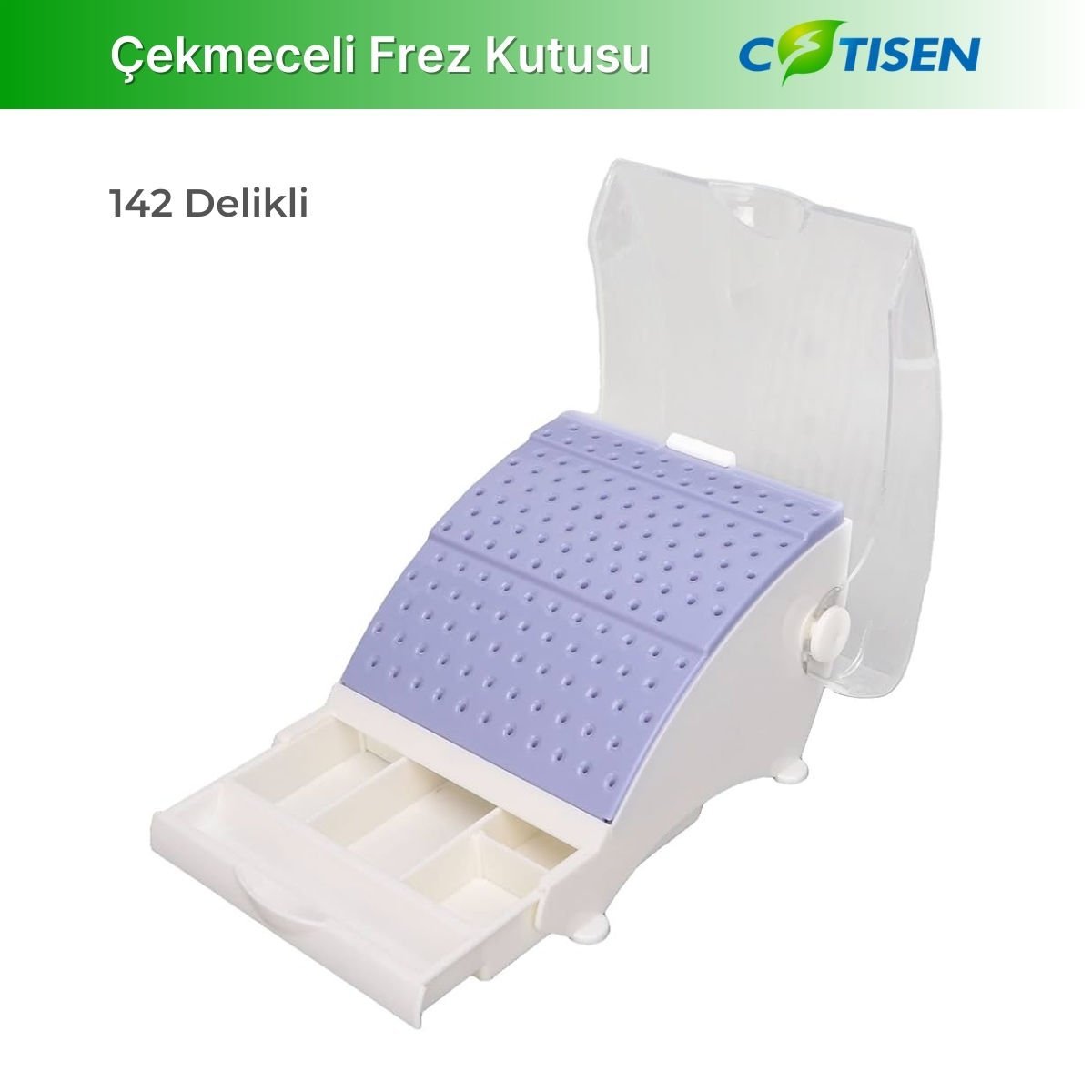 Frez Kutusu Büyük (Çekmeceli/Kapaklı, 142 Delikli)