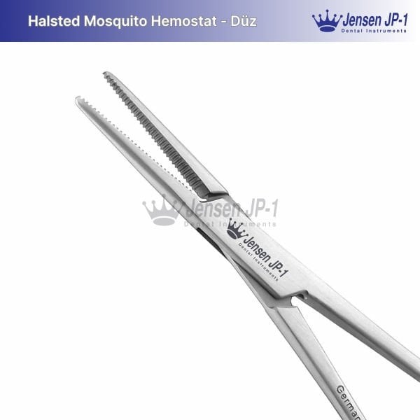 Halsted Mosquito Hemostat - Düz, 125mm